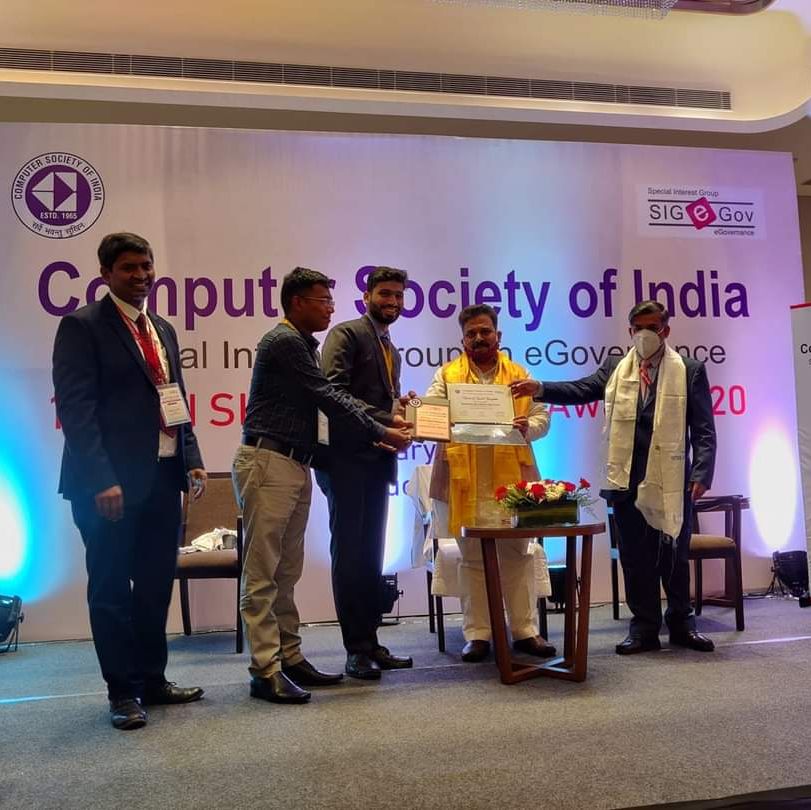 CSI SIG eGovernance Award 2020